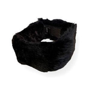 SURELL Genuine Fur With Velcro Adjustable Closure